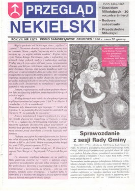Przegląd Nekielski 12 / 1996 strona 1