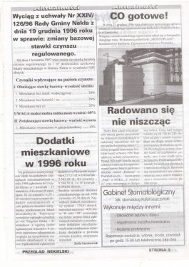 Przegląd Nekielski 01 / 1997 strona 3