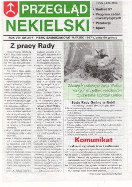 Przegląd Nekielski 03 / 1997 strona 1