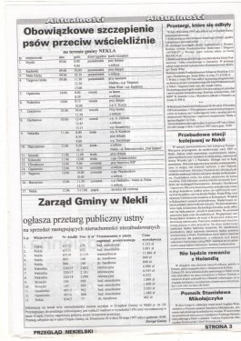 Przegląd Nekielski 05 / 1997 strona 3
