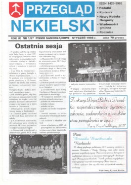 Przegląd Nekielski 01 / 1998 strona 1