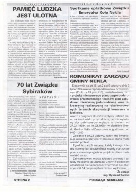 Przegląd Nekielski 02 / 1998 strona 2