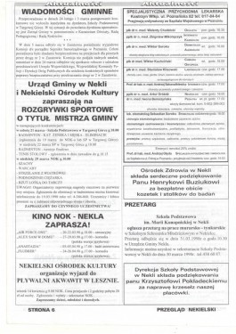 Przegląd Nekielski 03 / 1998 strona 6