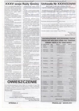 Przegląd Nekielski 05 / 1998 strona 2