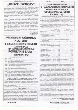 Przegląd Nekielski 06 / 1998 strona 6