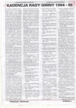 Przegląd Nekielski 07 / 1998 strona 3