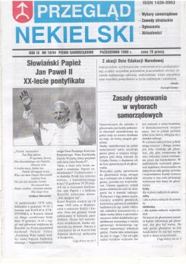 Przegląd Nekielski 10 / 1998 strona 1
