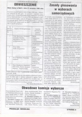 Przegląd Nekielski 10 / 1998 strona 3