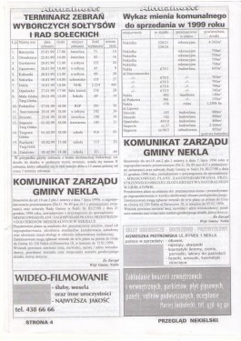 Przegląd Nekielski 01 / 1999 strona 4