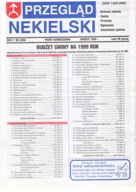 Przegląd Nekielski 03 / 1999 strona 1