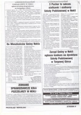 Przegląd Nekielski 03 / 1999 strona 5