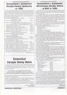 Przegląd Nekielski 04 / 1999 strona 3