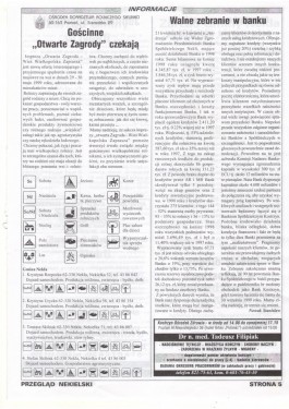 Przegląd Nekielski 05 / 1999 strona 5