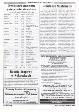 Przegląd Nekielski 05 / 1999 strona 6