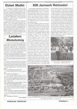 Przegląd Nekielski 06 / 1999 strona 5