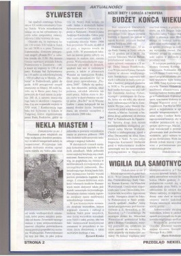 Przegląd Nekielski 01 / 2000 strona 2