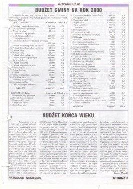Przegląd Nekielski 01 / 2000 strona 3