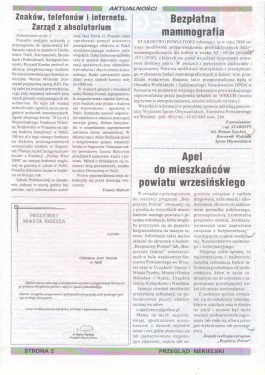 Przegląd Nekielski 04 / 2000 strona 2