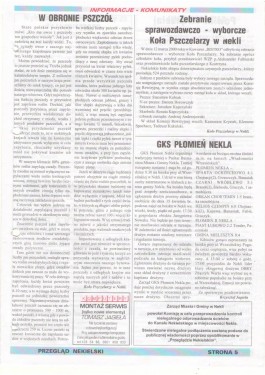 Przegląd Nekielski 04 / 2000 strona 5