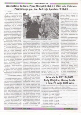 Przegląd Nekielski 06 / 2000 strona 3