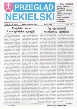 Przegląd Nekielski 07 / 2000 strona 1