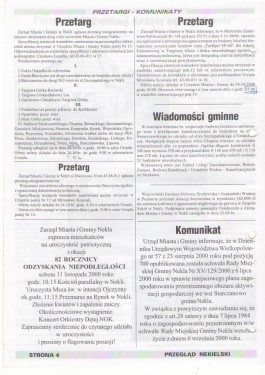 Przegląd Nekielski 10 / 2000 strona 4