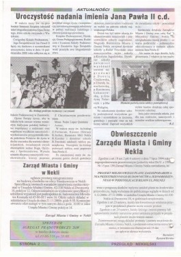 Przegląd Nekielski 11 / 2000 strona 2