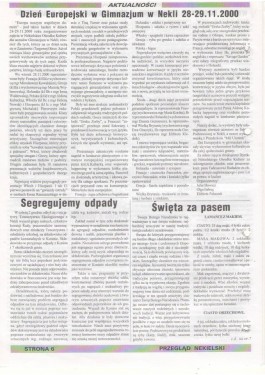 Przegląd Nekielski 12 / 2000 strona 6
