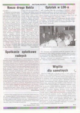 Przegląd Nekielski 01 / 2001 strona 2