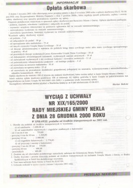 Przegląd Nekielski 01 / 2001 strona 6