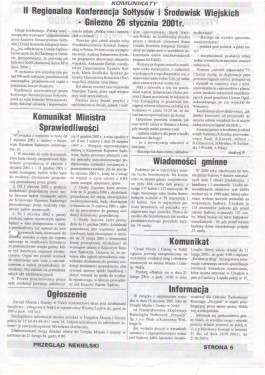 Przegląd Nekielski 02 / 2001 strona 5