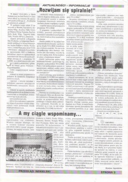 Przegląd Nekielski 03 / 2001 strona 3