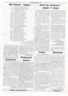 Przegląd Nekielski 03 / 2001 strona 5