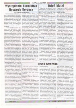 Przegląd Nekielski 06 / 2001 strona 2