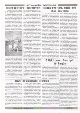 Przegląd Nekielski 07 / 2001 strona 3