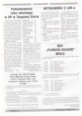 Przegląd Nekielski 08 / 2001 strona 6