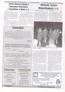 Przegląd Nekielski 11 / 2001 strona 2