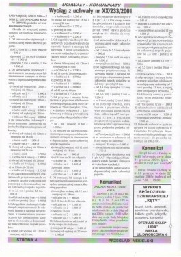 Przegląd Nekielski 12 / 2001 strona 4