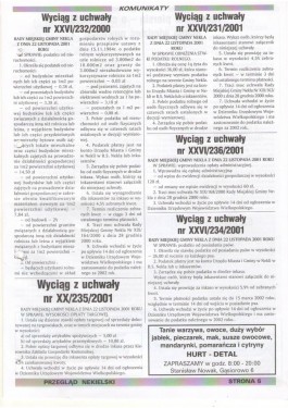 Przegląd Nekielski 12 / 2001 strona 5