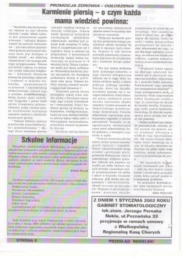 Przegląd Nekielski 12 / 2001 strona 6