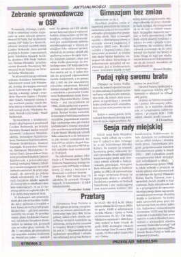 Przegląd Nekielski 03 / 2002 strona 2