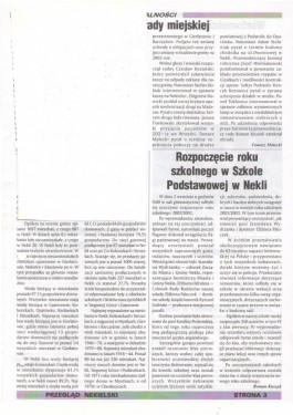 Przegląd Nekielski 09 / 2002 strona 3