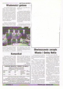 Przegląd Nekielski 09 / 2002 strona 4
