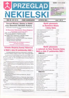 Przegląd Nekielski 11 / 2002 strona 1