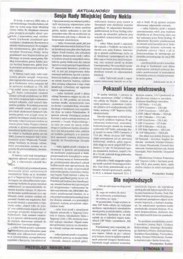 Przegląd Nekielski 06 / 2003 strona 3