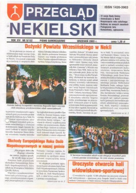 Przegląd Nekielski 09 / 2003 strona 1