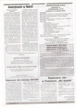 Przegląd Nekielski 09 / 2003 strona 4