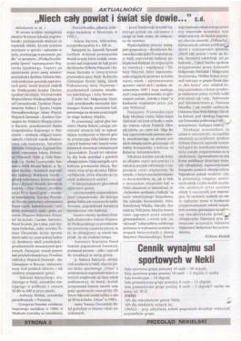 Przegląd Nekielski 10 / 2003 strona 2