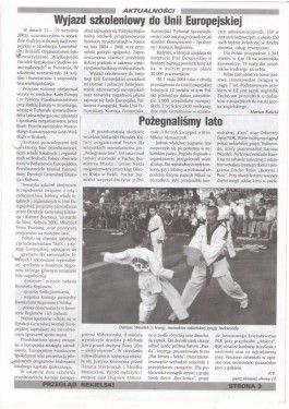 Przegląd Nekielski 10 / 2003 strona 3