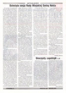 Przegląd Nekielski 11 / 2003 strona 2